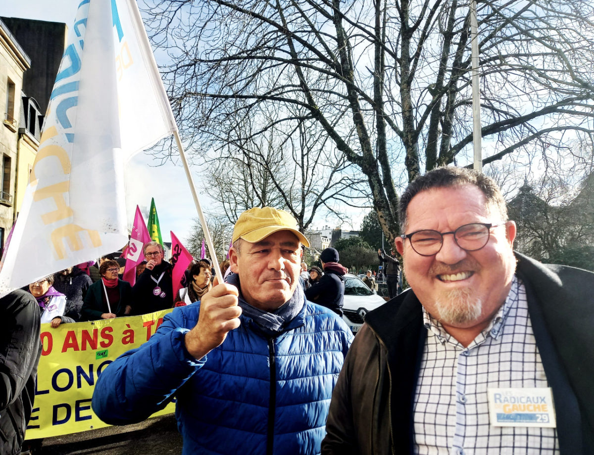 Manifestation contre la réforme des retraites 31 janvier 2023 à Quimper