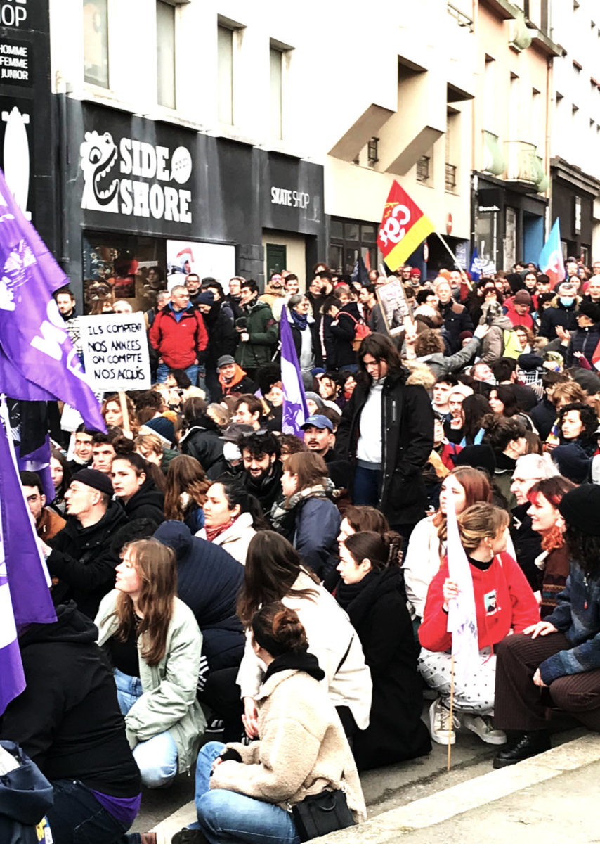 Manifestation contre la réforme des retraites 31 janvier 2023 en FInistère